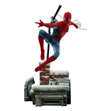 Hot Toys Spider-Man No Way Home Spider-Man (New Red and Blue Suit) (Deluxe Version) 1/6 Actionfigur Movie Masterpiece