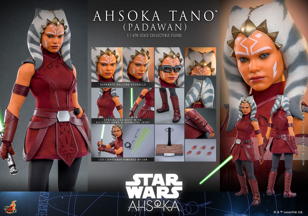 Hot Toys Star Wars Ahsoka Ahsoka Tano (Padawan) 1/6 Actionfigur