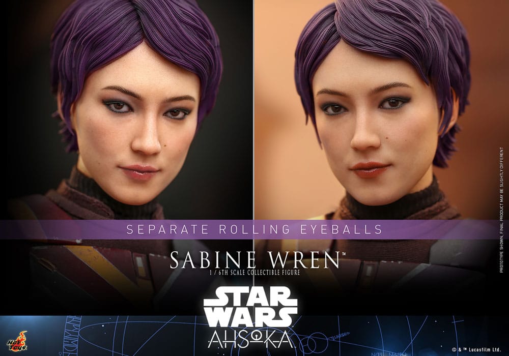 Hot Toys Star Wars Ahsoka Sabine Wren 1/6 Actionfigur