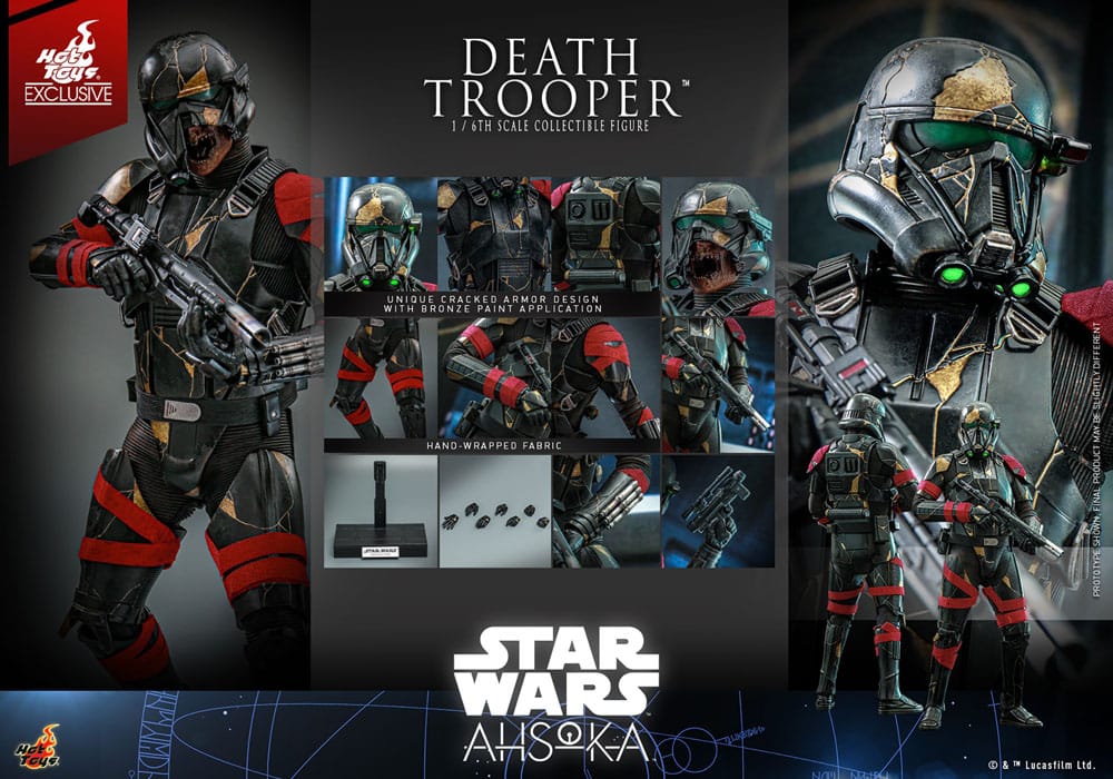 Hot Toys Star Wars: Ahsoka Television Masterpiece Actionfigur 1/6 Death Trooper Hot Toys Exclusive 31 cm