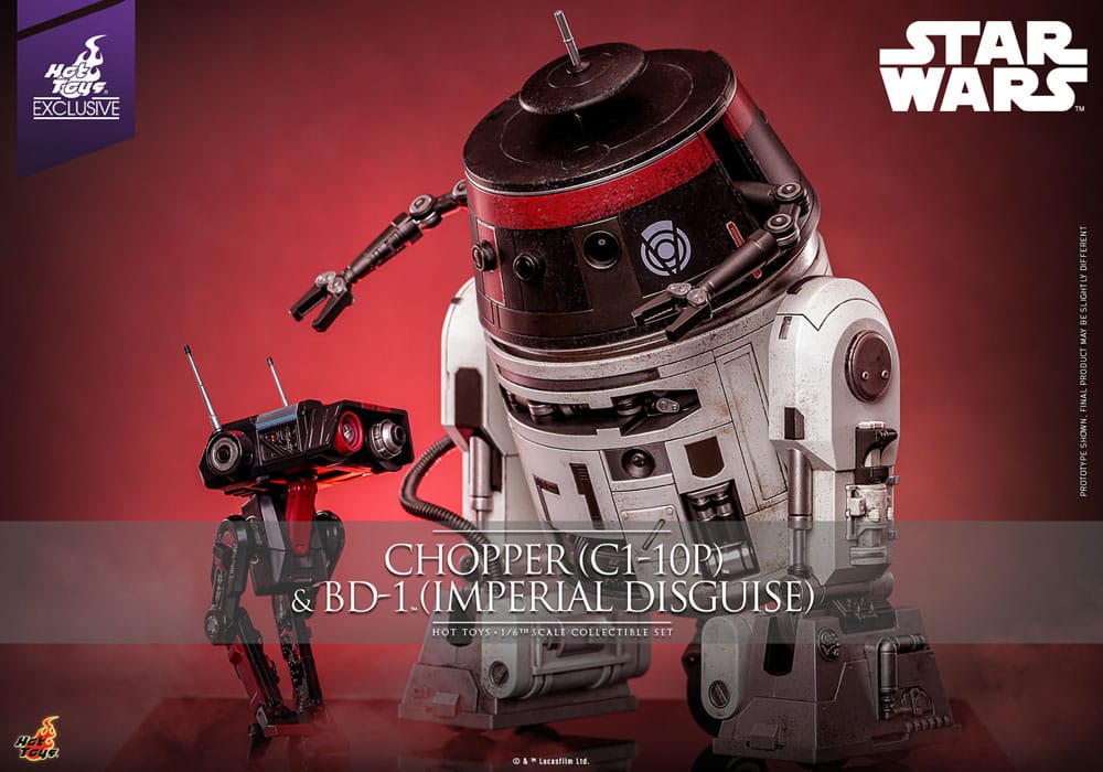 Hot Toys Star Wars Chopper BD-1 Imperial Disguise 1/6 Actionfigur