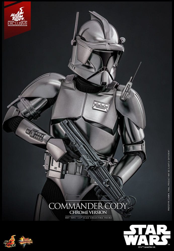 Hot Toys Star Wars Commander Cody (Chrome Version) Hot Toys Exclusive 1/6 Actionfigur