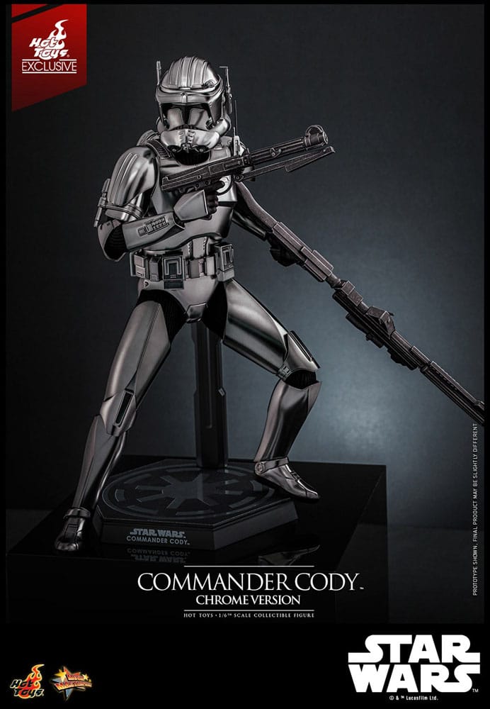 Hot Toys Star Wars Commander Cody (Chrome Version) Hot Toys Exclusive 1/6 Actionfigur