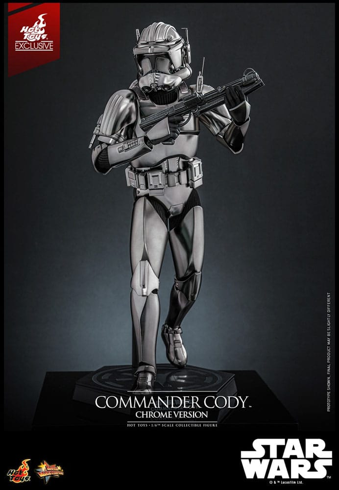 Hot Toys Star Wars Commander Cody (Chrome Version) Hot Toys Exclusive 1/6 Actionfigur
