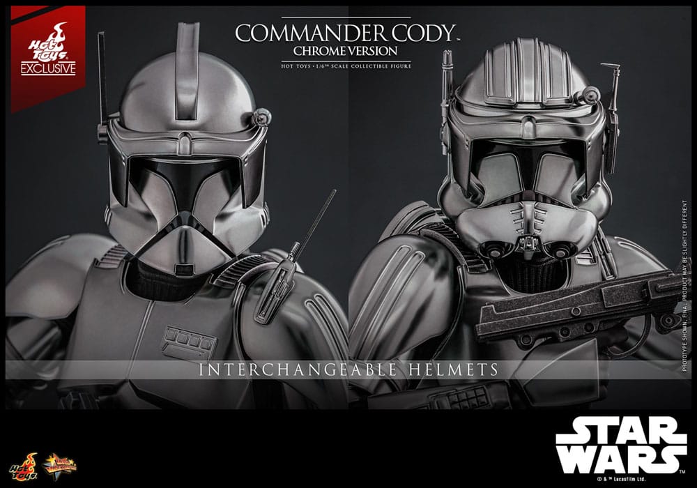 Hot Toys Star Wars Commander Cody (Chrome Version) Hot Toys Exclusive 1/6 Actionfigur