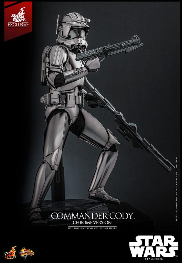 Hot Toys Star Wars Commander Cody (Chrome Version) Hot Toys Exclusive 1/6 Actionfigur