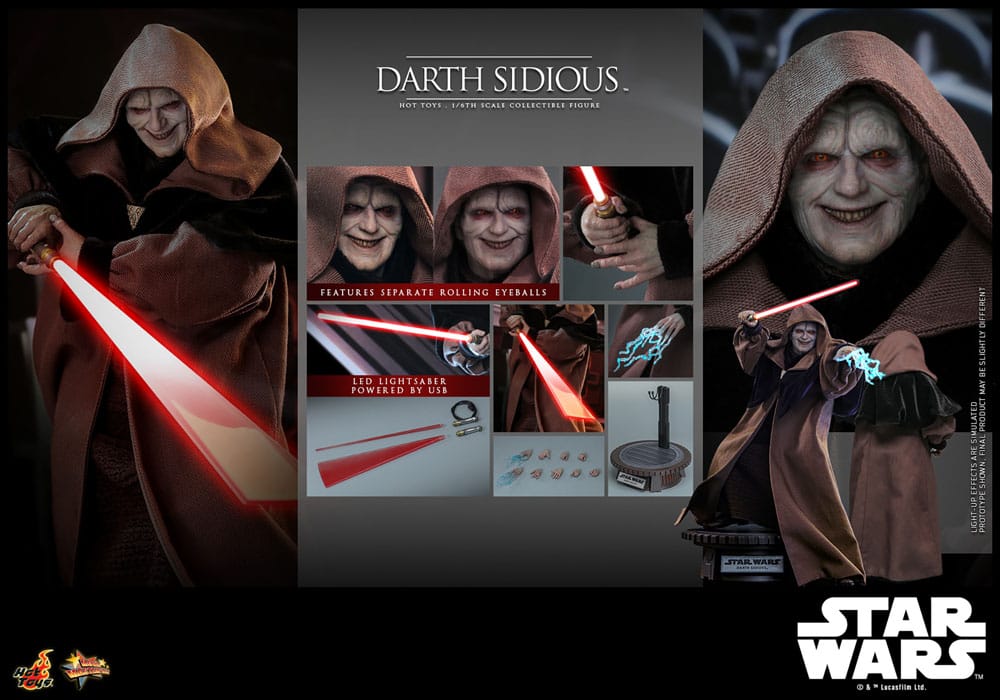 Hot Toys Star Wars Darth Sidious 1/6 Actionfigur