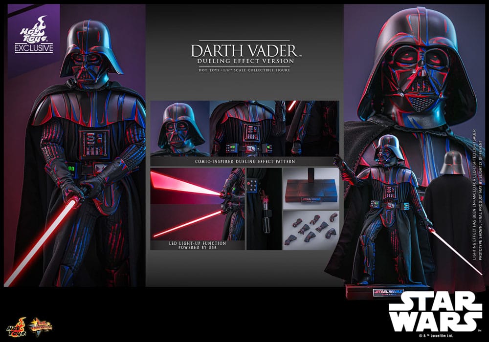 Hot Toys Star Wars Darth Vader (Dueling Effect Version) 1/6 Actionfigur