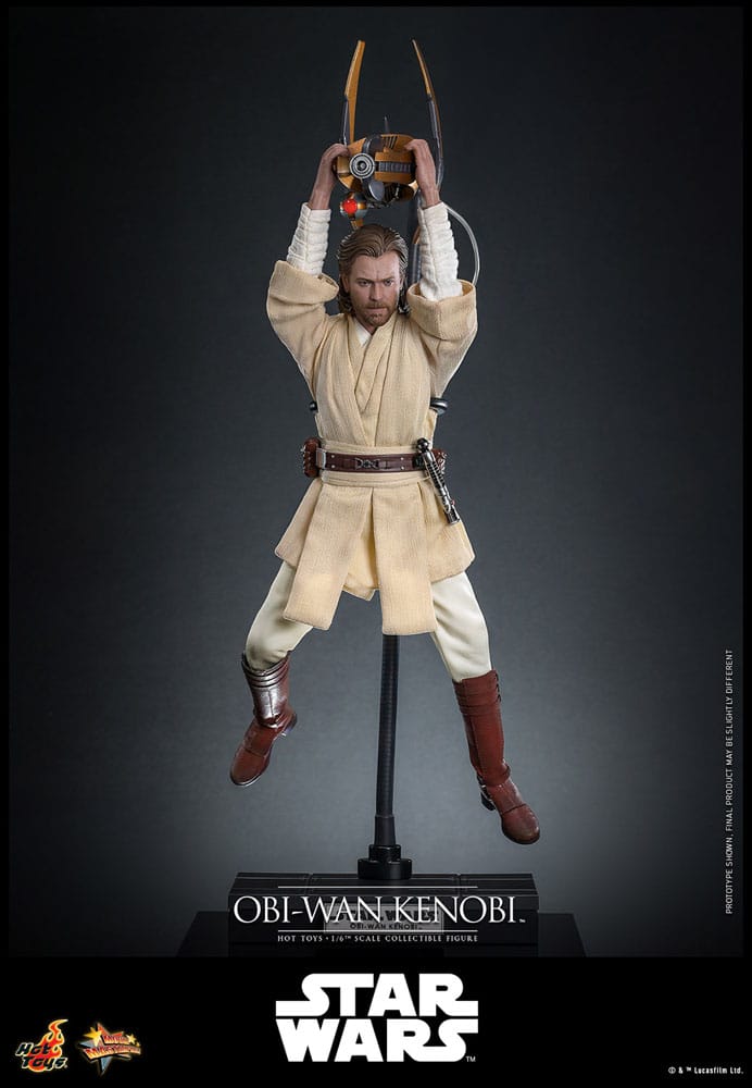 Hot Toys Star Wars Episode II Angriff Der Klonkrieger Obi-Wan Kenobi 1/6 Actionfigur