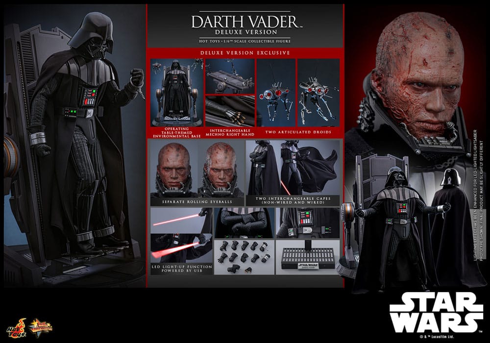 Hot Toys Star Wars Episode III Darth Vader (Deluxe Version) 1/6 Actionfigur
