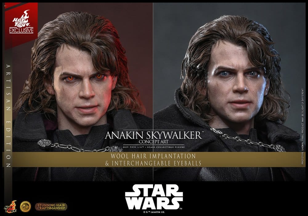 Hot Toys Star Wars Episode III Die Rache der Sith Anakin Skywalker (Artisan Edition) (Concept Art Version) Hot Toys