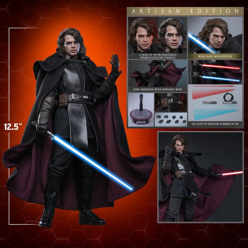 Hot Toys Star Wars Episode III Die Rache der Sith Anakin Skywalker (Artisan Edition) (Concept Art Version) Hot Toys