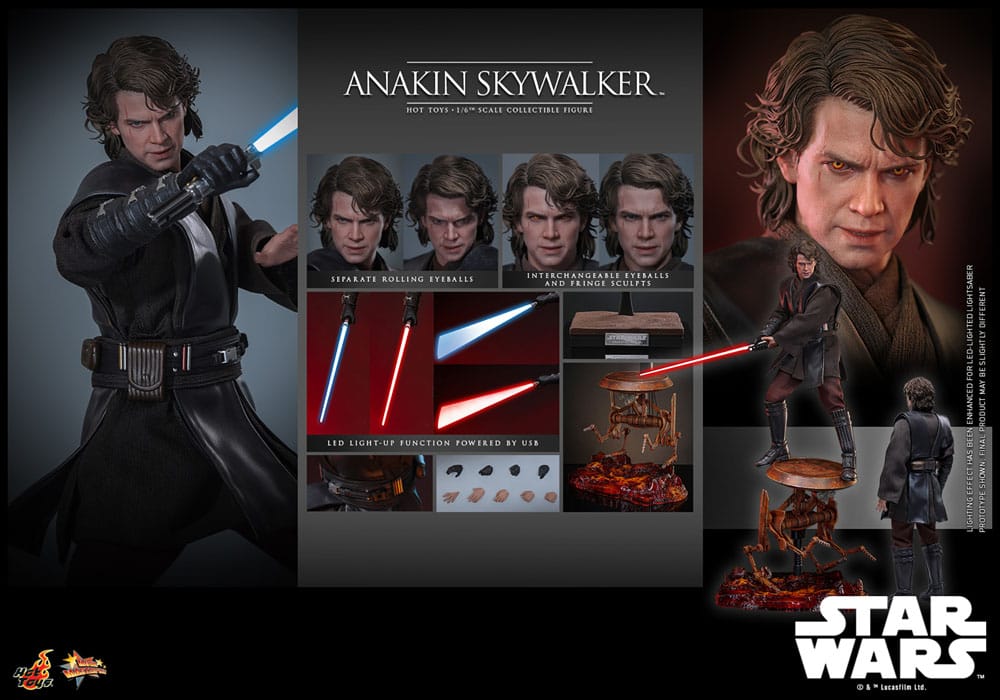Hot Toys Star Wars Episode III - Die Rache der Sith Anakin Skywalker 1/6 Actionfigur