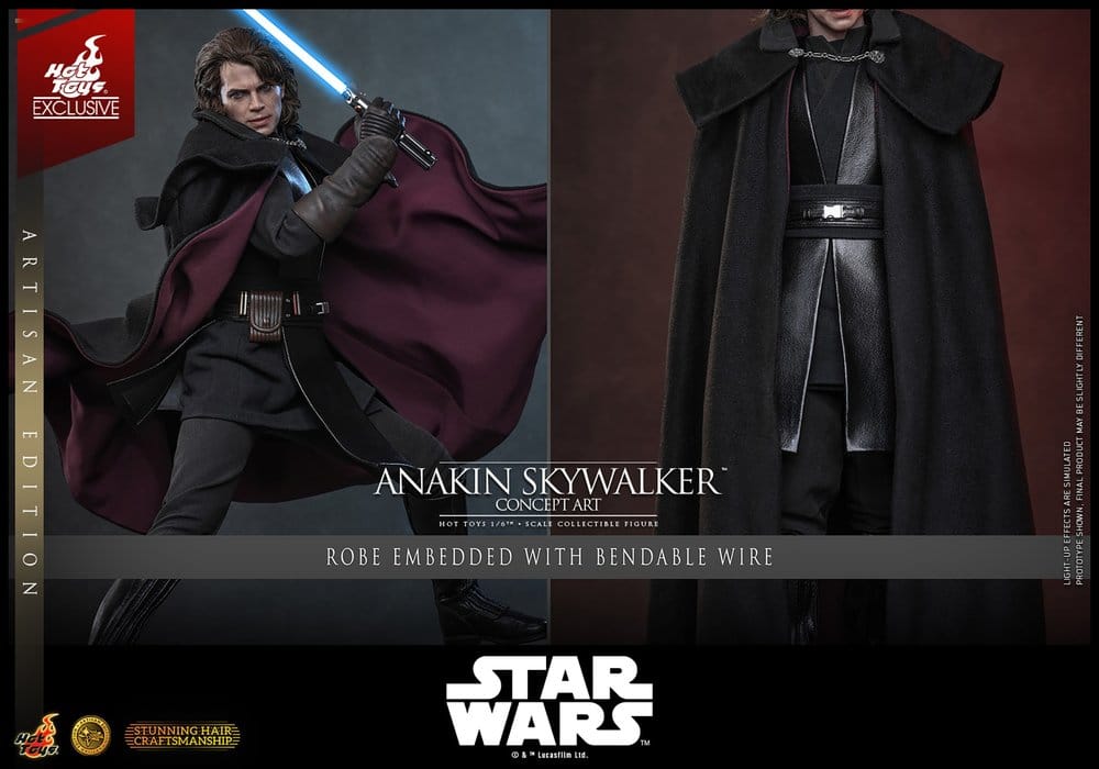 Hot Toys Star Wars Episode III Die Rache der Sith Anakin Skywalker (Artisan Edition) (Concept Art Version) Hot Toys