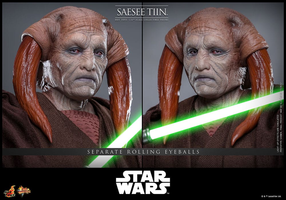 Hot Toys Star Wars Episode III Die Rache der Sith Saesee Tiin 1/6 Actionfigur