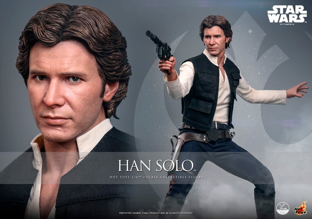 Hot Toys Star Wars Episode IV Han Solo 1/4 Actionfigur
