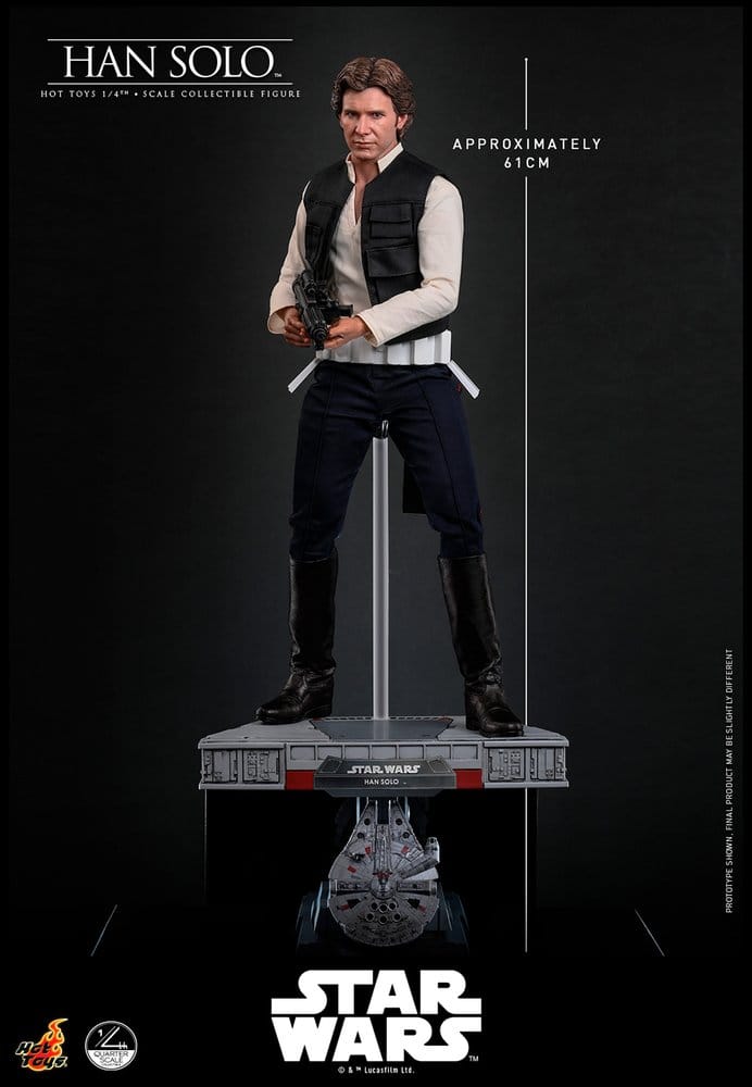 Hot Toys Star Wars Episode IV Han Solo 1/4 Actionfigur