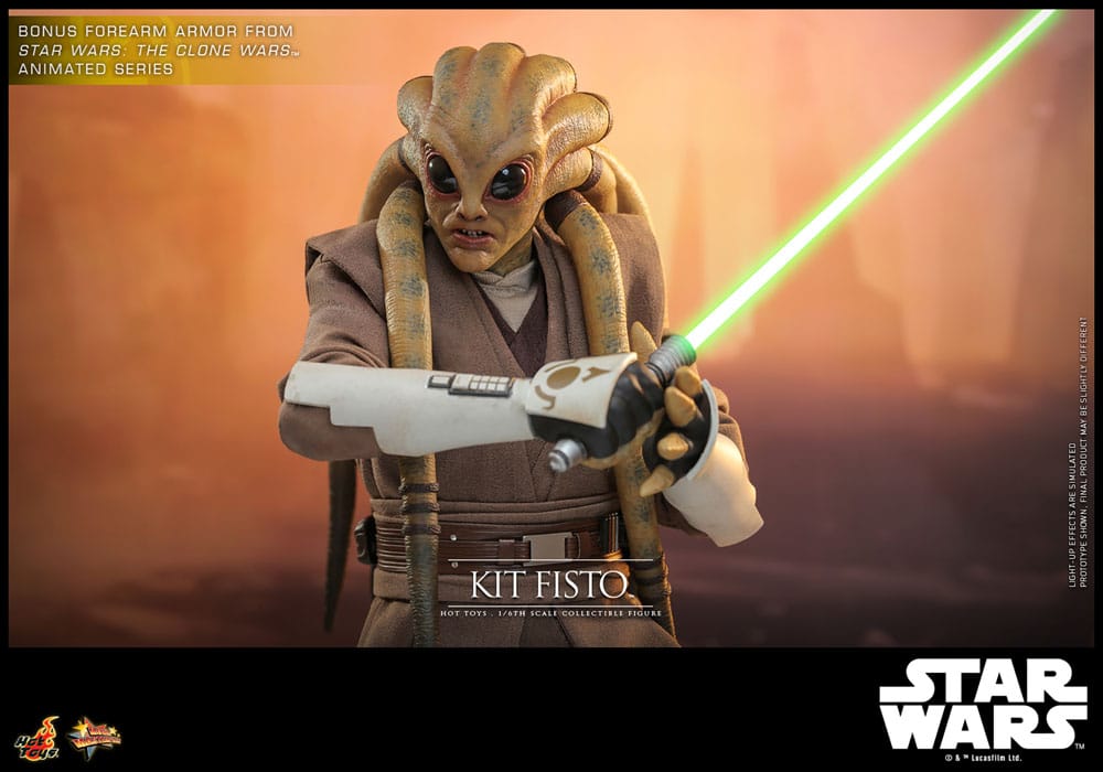 Hot Toys Star Wars Kit Fisto Movie Masterpiece 1/6 Actionfigur