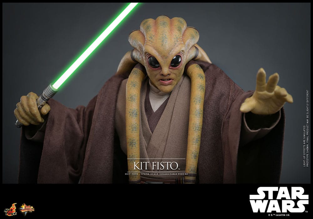 Hot Toys Star Wars Kit Fisto Movie Masterpiece 1/6 Actionfigur