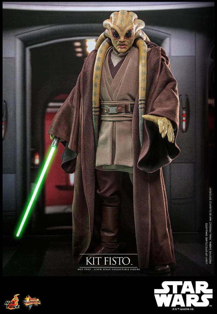 Hot Toys Star Wars Kit Fisto Movie Masterpiece 1/6 Actionfigur