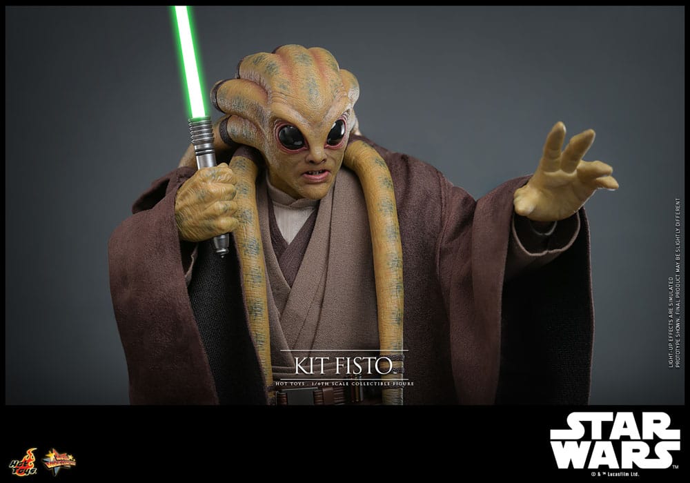 Hot Toys Star Wars Kit Fisto Movie Masterpiece 1/6 Actionfigur