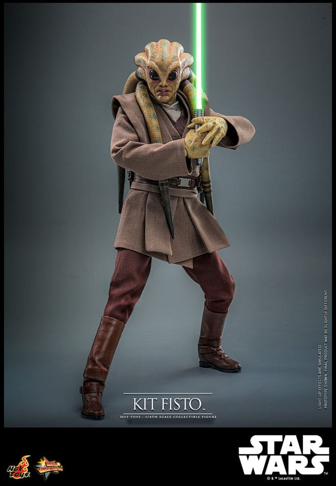 Hot Toys Star Wars Kit Fisto Movie Masterpiece 1/6 Actionfigur
