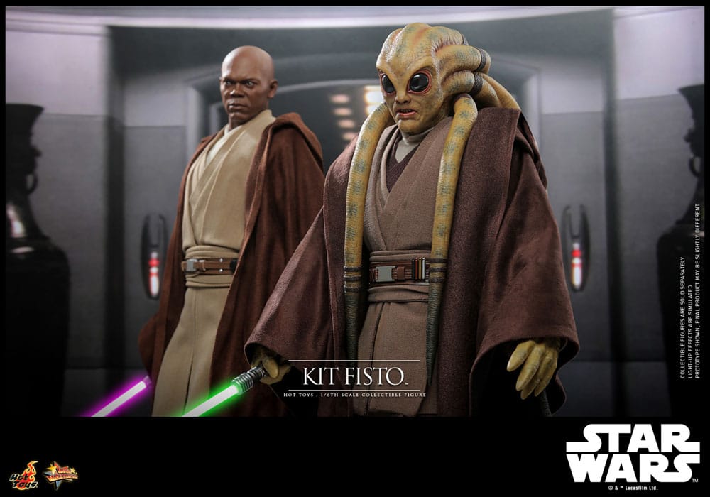 Hot Toys Star Wars Kit Fisto Movie Masterpiece 1/6 Actionfigur