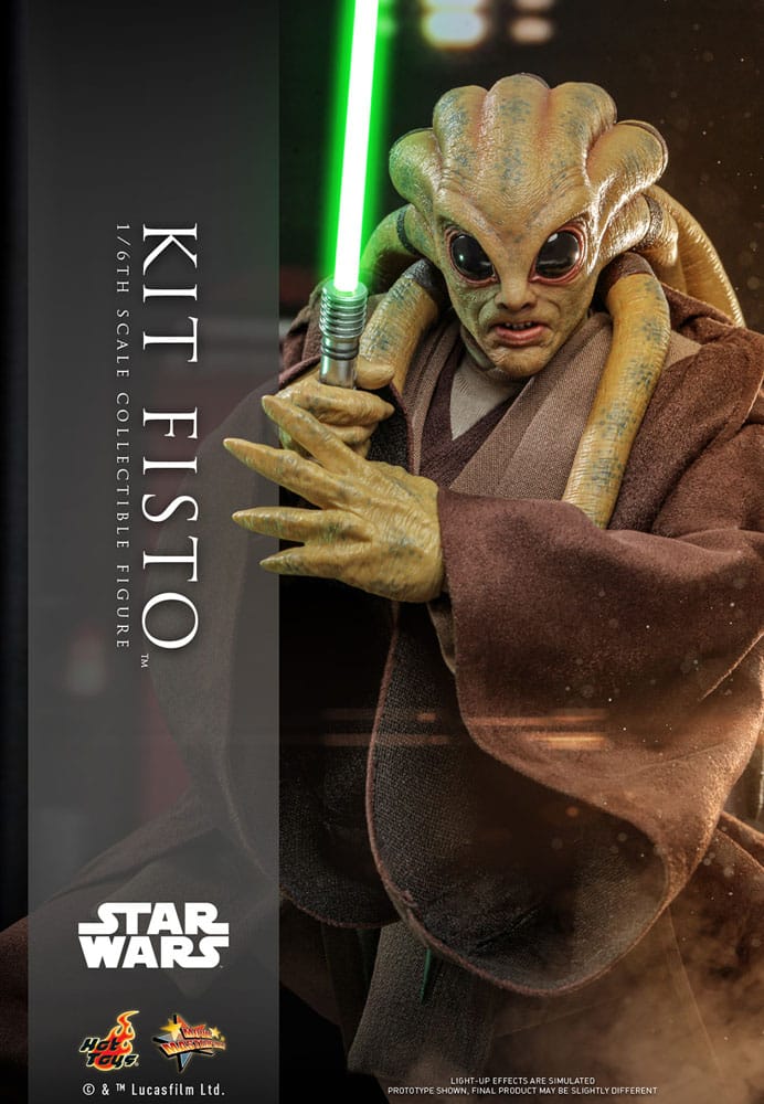 Hot Toys Star Wars Kit Fisto Movie Masterpiece 1/6 Actionfigur