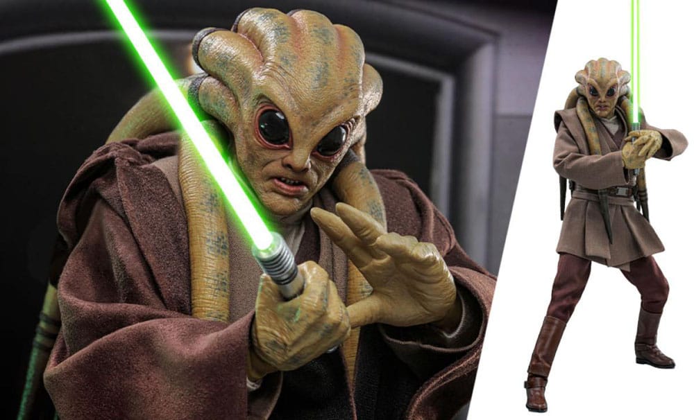 Hot Toys Star Wars Kit Fisto Movie Masterpiece 1/6 Actionfigur