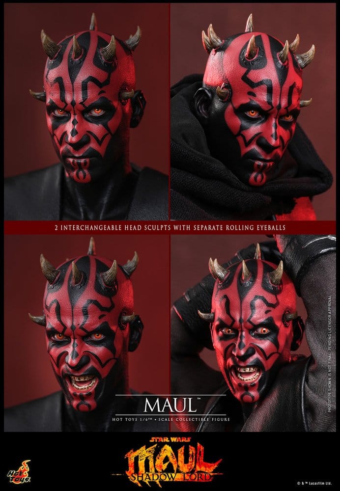 Hot Toys Star Wars Maul Shadow Lord Television Masterpiece 1/6 Actionfigur