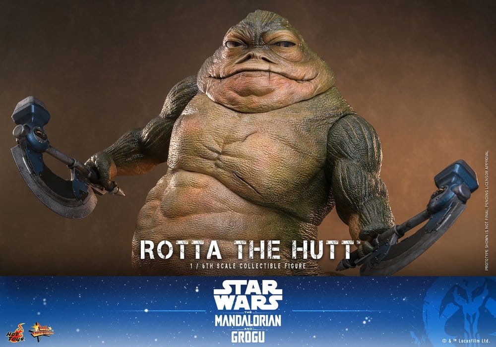 Hot Toys Star Wars Movie Masterpiece Actionfigur 1/6 Rotta The Hutt 32 cm