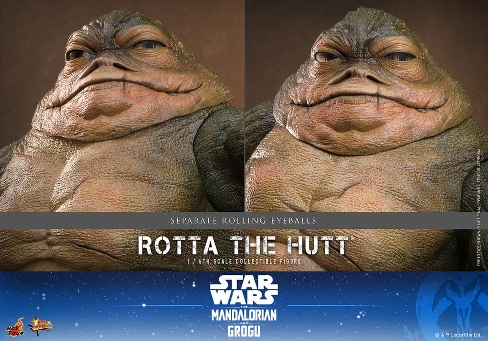 Hot Toys Star Wars Movie Masterpiece Actionfigur 1/6 Rotta The Hutt 32 cm