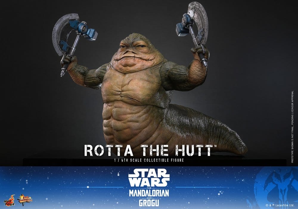 Hot Toys Star Wars Movie Masterpiece Actionfigur 1/6 Rotta The Hutt 32 cm