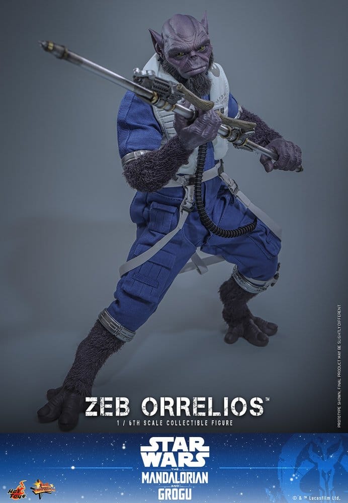 Hot Toys Star Wars Movie Masterpiece Actionfigur 1/6 Zeb Orrelios 33 cm