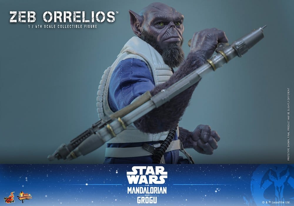 Hot Toys Star Wars Movie Masterpiece Actionfigur 1/6 Zeb Orrelios 33 cm