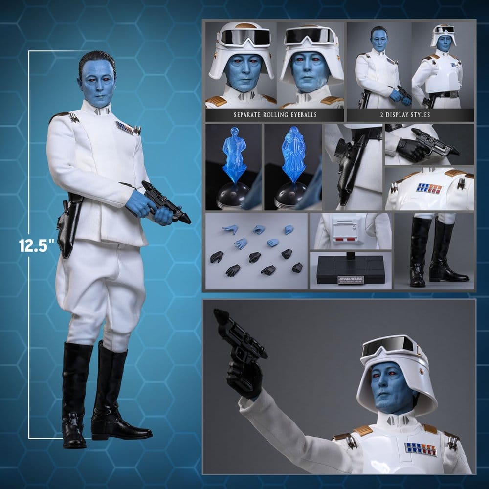 Hot Toys Star Wars Rebels Grand Admiral Thrawn (Imperial Armor) Hot Toys Exclusive 1/6 Actionfigur