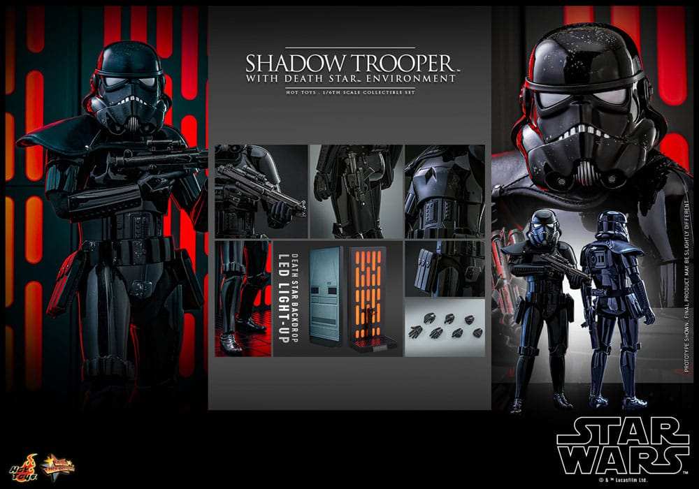 Hot Toys Star Wars Shadow Trooper with Death Star Environment 1/6 Actionfigur