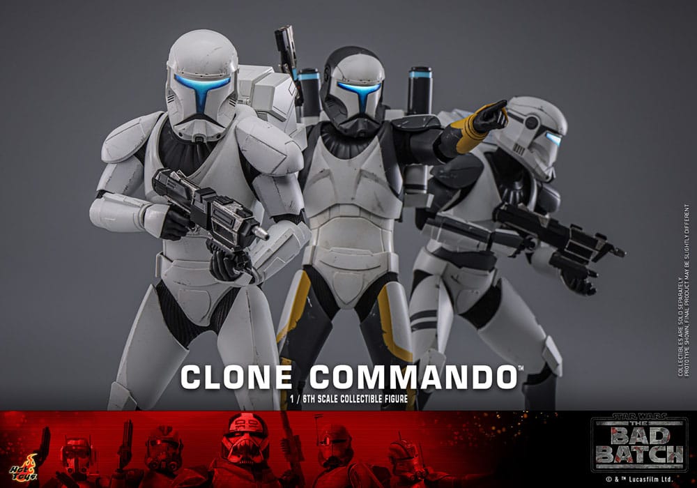 Hot Toys Star Wars The Bad Batch Clone Commando 1/6 Actionfigur
