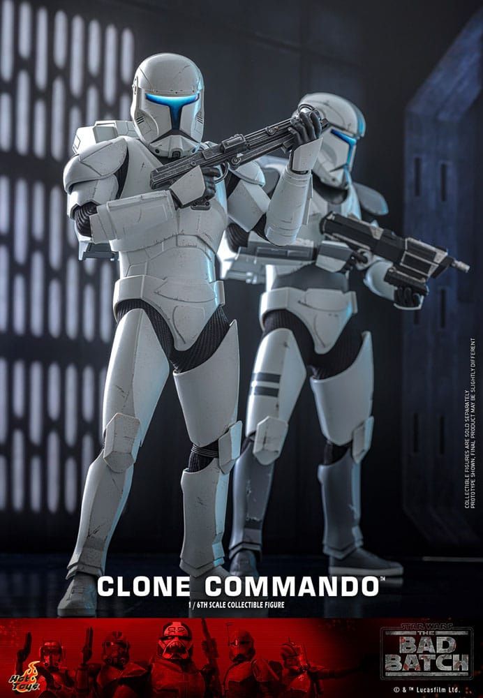 Hot Toys Star Wars The Bad Batch Clone Commando 1/6 Actionfigur