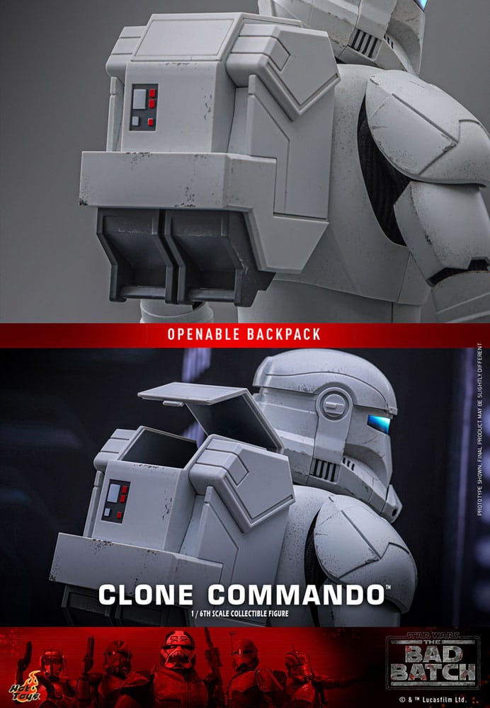 Hot Toys Star Wars The Bad Batch Clone Commando 1/6 Actionfigur