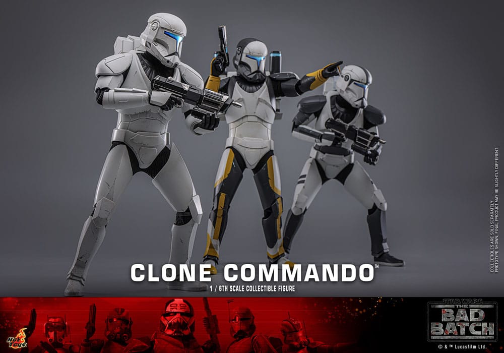 Hot Toys Star Wars The Bad Batch Clone Commando 1/6 Actionfigur