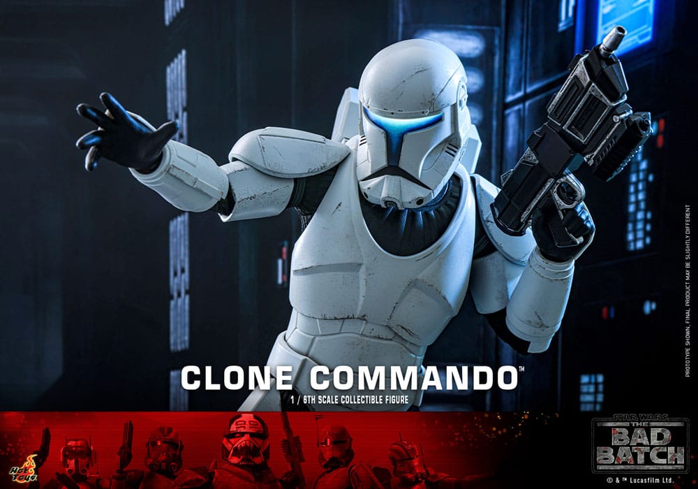 Hot Toys Star Wars The Bad Batch Clone Commando 1/6 Actionfigur