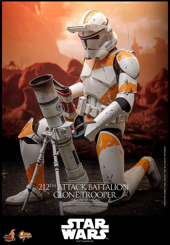 Hot Toys Star Wars The Clone Wars 212th Attack Battalion Clone Trooper Deluxe Version 1/6 Actionfigur