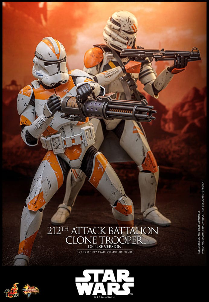Hot Toys Star Wars The Clone Wars 212th Attack Battalion Clone Trooper Deluxe Version 1/6 Actionfigur