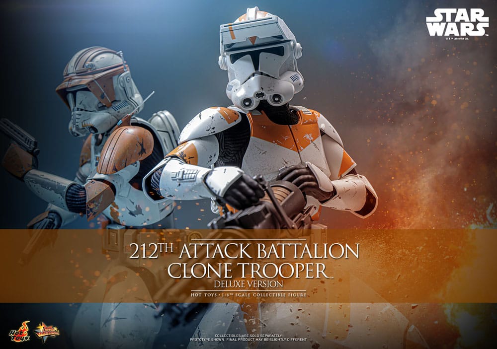 Hot Toys Star Wars The Clone Wars 212th Attack Battalion Clone Trooper Deluxe Version 1/6 Actionfigur