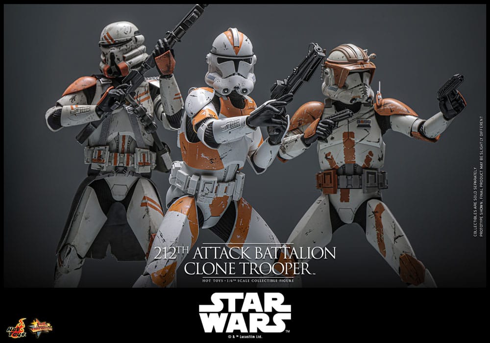 Hot Toys Star Wars The Clone Wars 212th Attack Battalion Clone Trooper 1/6 Actionfigur