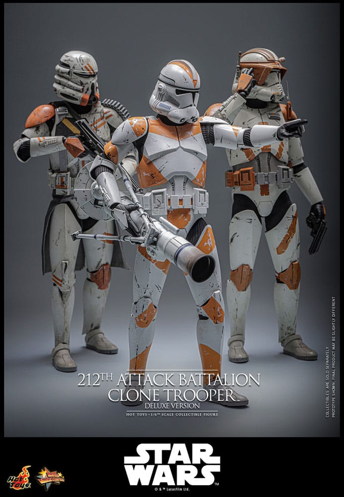 Hot Toys Star Wars The Clone Wars 212th Attack Battalion Clone Trooper Deluxe Version 1/6 Actionfigur