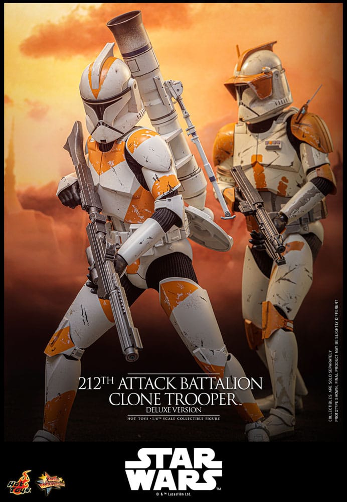Hot Toys Star Wars The Clone Wars 212th Attack Battalion Clone Trooper Deluxe Version 1/6 Actionfigur