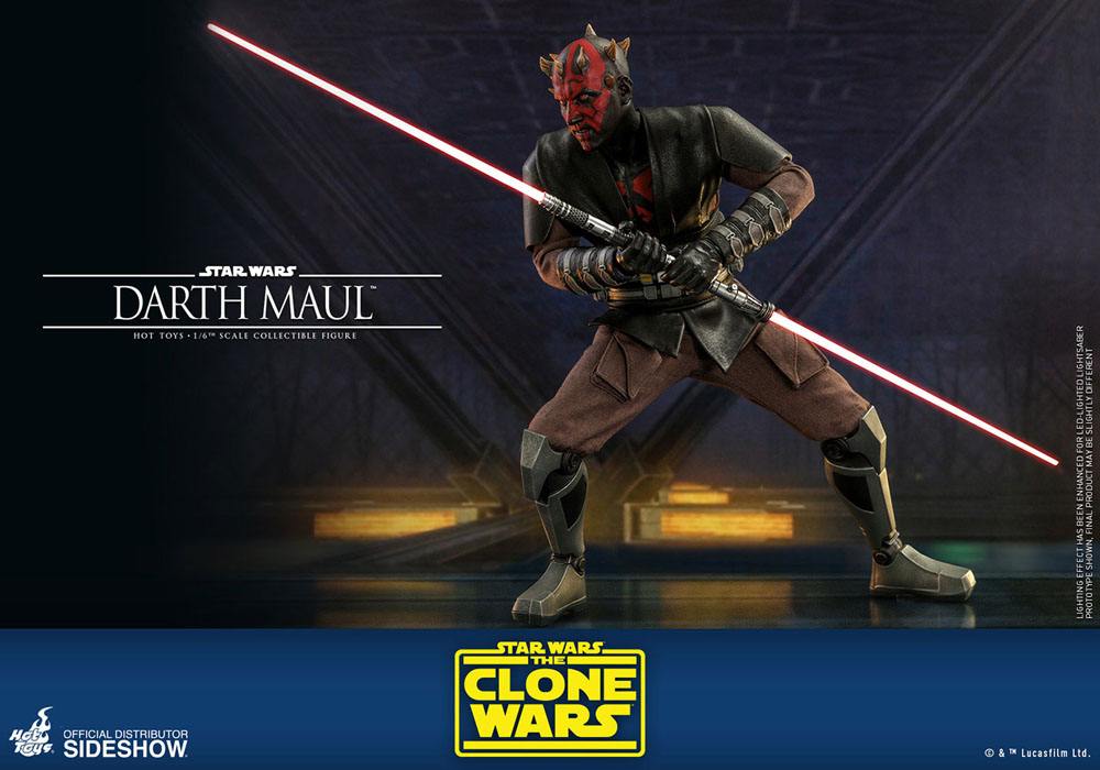 Hot Toys Star Wars The Clone Wars Actionfigur 1/6 Darth Maul 29 cm