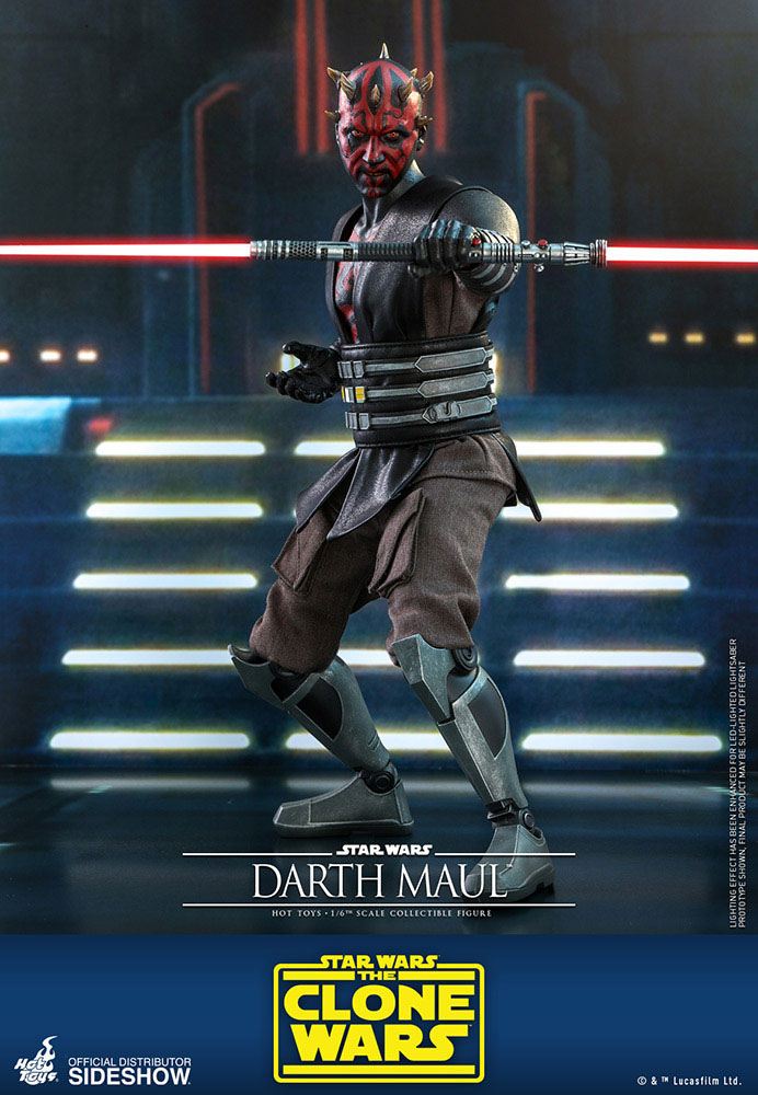 Hot Toys Star Wars The Clone Wars Actionfigur 1/6 Darth Maul 29 cm